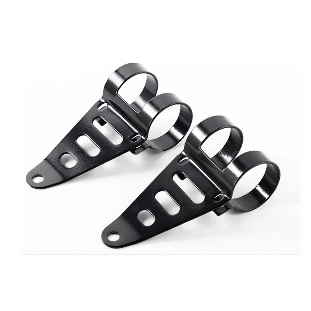 

Parts Motorcycle Headlight Bracket Aluminum Black Clamp Fittings Front Fork Headlamp Bracket Motorbike Replacement