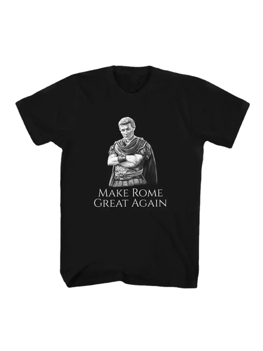 Гайус Джулиус Цезарь делает Рим снова великим. Футболка римской истории. Летняя