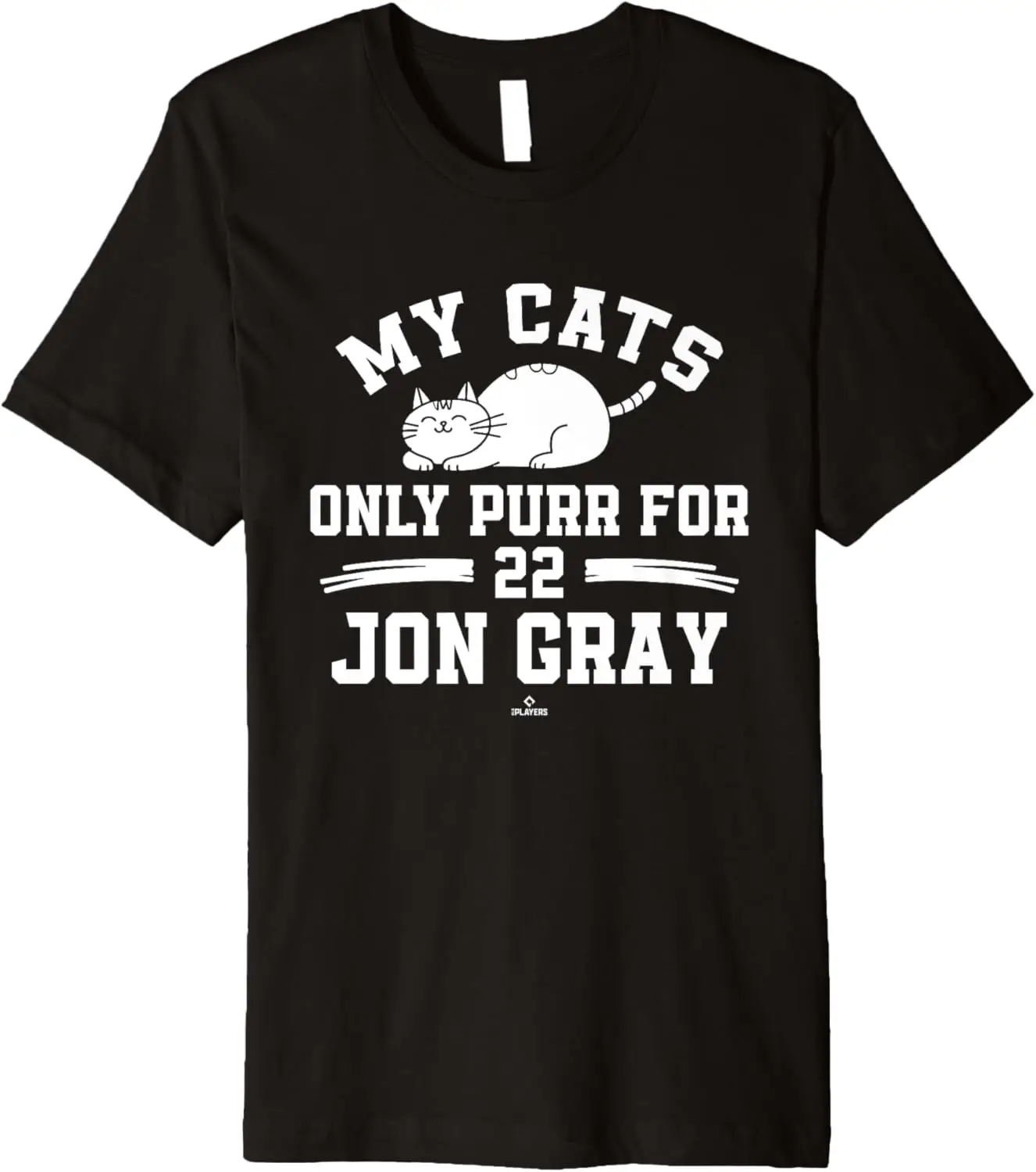 Футболка Cat Lovers for Jon Grey Texas Baseball MLBPA Premium