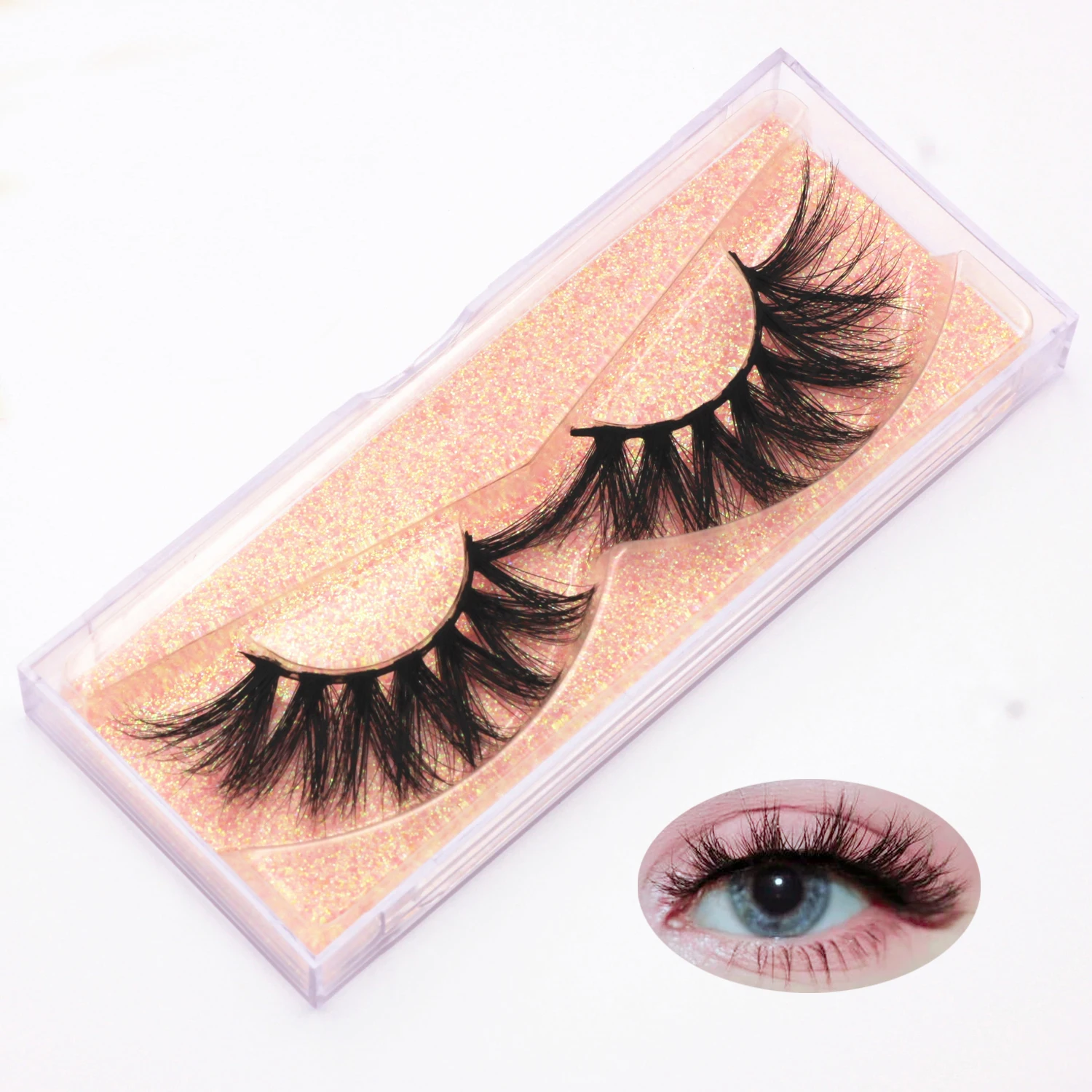 

KEKEBAICHA, не требующие грубости норковые волосы, натуральные густые ресницы, инструменты для наращивания макияжа, 3D норковые ресницы, Мягкие Н...