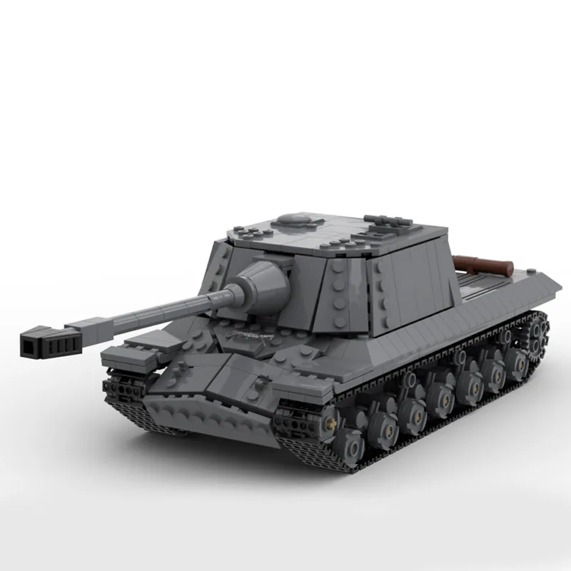 

937PCS WW2 Military MOC Soviet Object 268 heavy tank destroyer Model creative ideas high-tech Child Toy Gift Armored Car Blocks