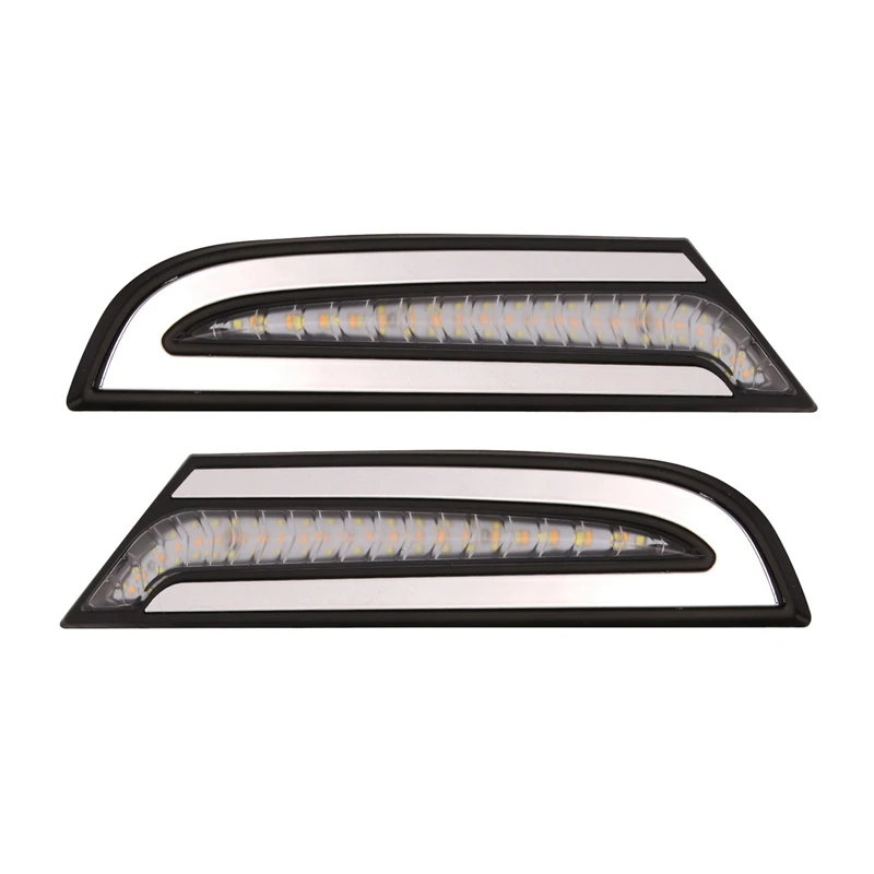 

Truck Front Bumper Daytime Running Light Fog Light Yellow And White Turn Signal For Mercedes-Benz Truck MP3