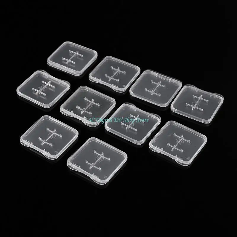 E74D прозрачная стандартная карта памяти Mic Mic Card для коробки для хранения держателя корпуса (пакет 10) (art.: 3920cfdd24660) - 3920cfdd24660
