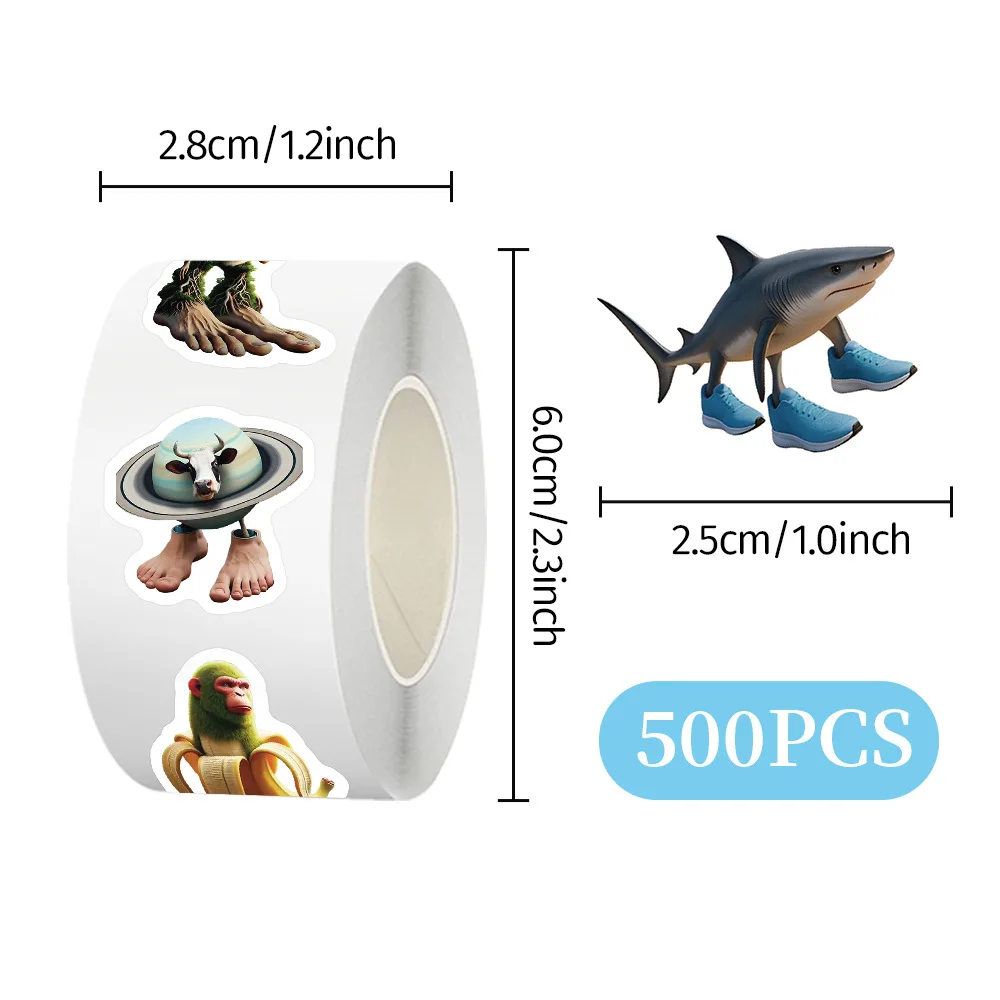 

Итальянские уплотнительные наклейки Potdemiel, серия животных