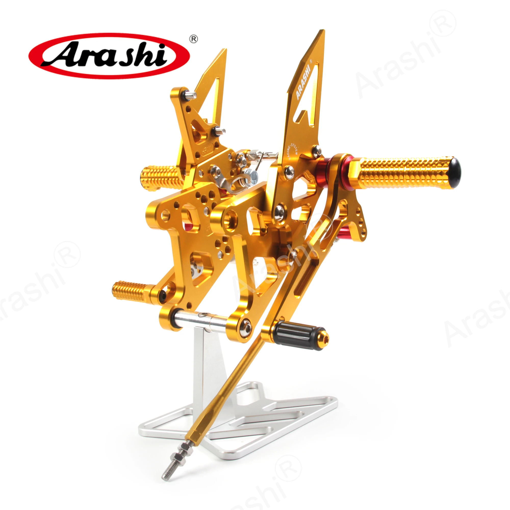 Фото Подножки Arashi Racing для CBR300R ABS 2015-2023, CNC-педали для Honda CB300F 2016-2021, подставки для ног №2