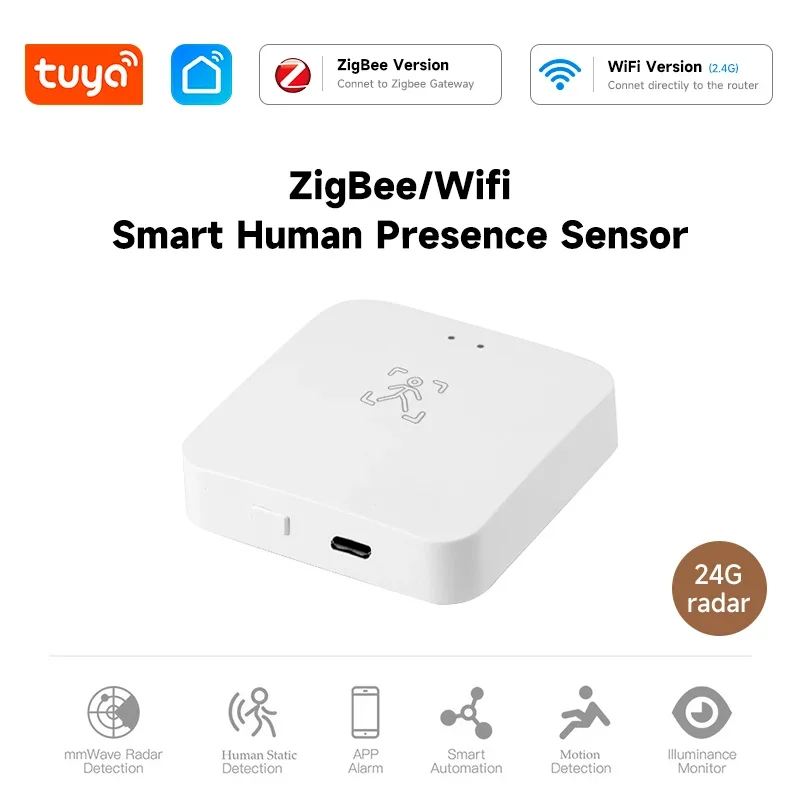 Умный детектор присутствия человека Tuya Wi-Fi Zigbee