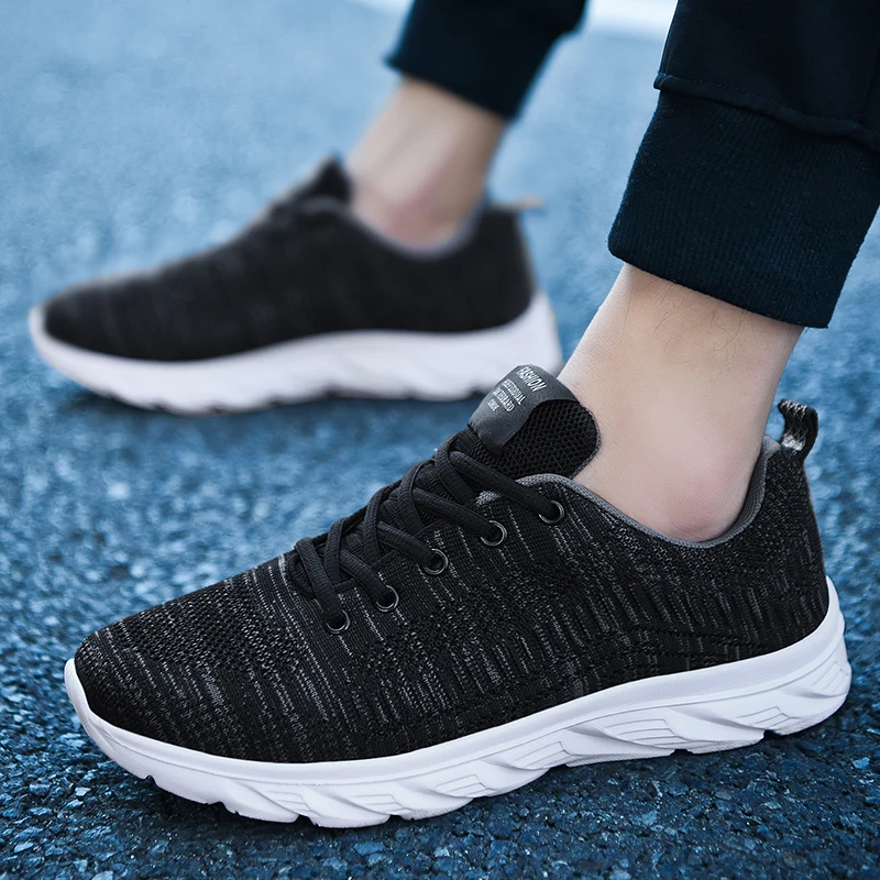 Brand Men's Sneakers Mesh Breathable Running Shoes Male Light Comforthable Casual Shoes Classic Sports Jogging Shoes Zaparillas