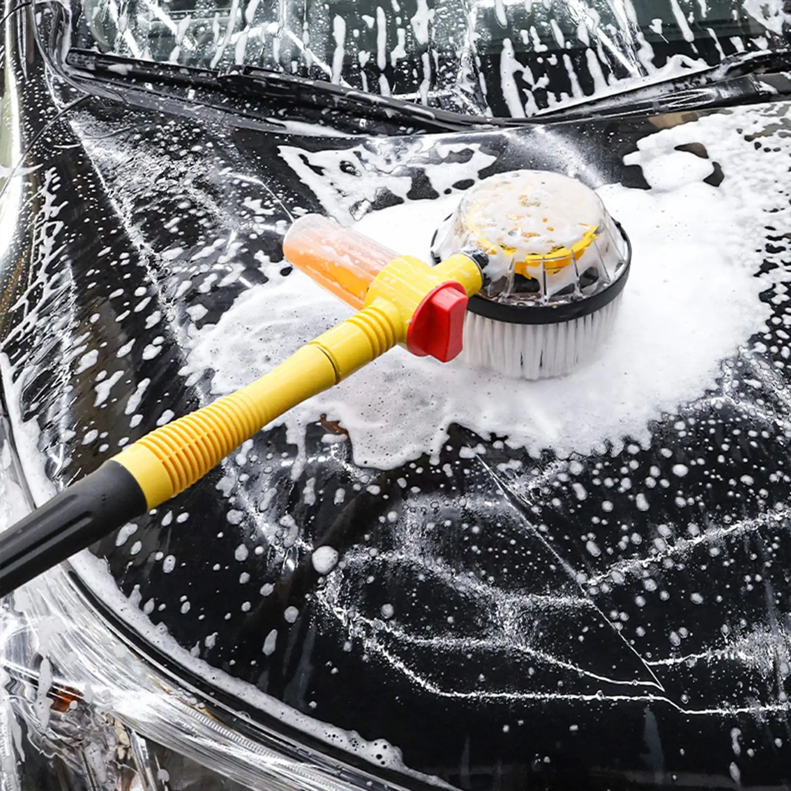 Araba döner yıkama fırça seti 360 derece mikrofiber daldırma yıkama fırçası cam araç temizleme bahçe yağmurlama aracı pencere