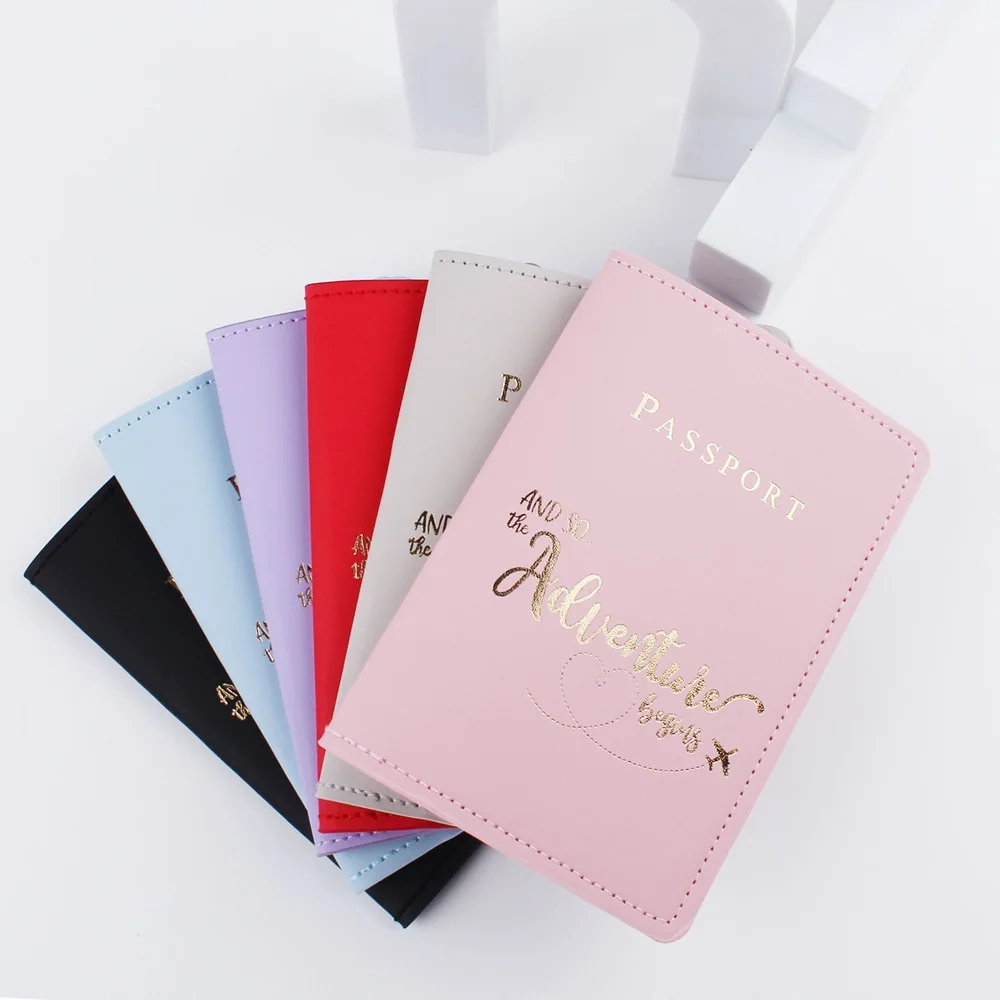 

Travel Waterproof Dirt Passport Holder Cover Wallet Fashion PU Leather ID Passport Card Holders Business Credit Card Case Pouch