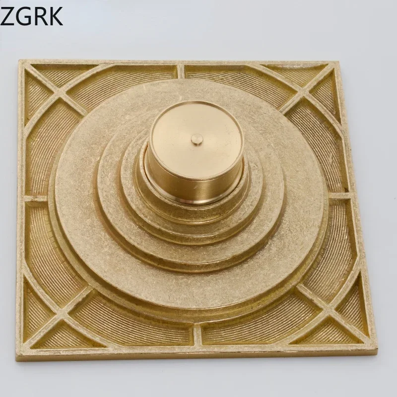 Антикварный слив для пола с защитой от запаха 15*15 см сливная крышка ванной