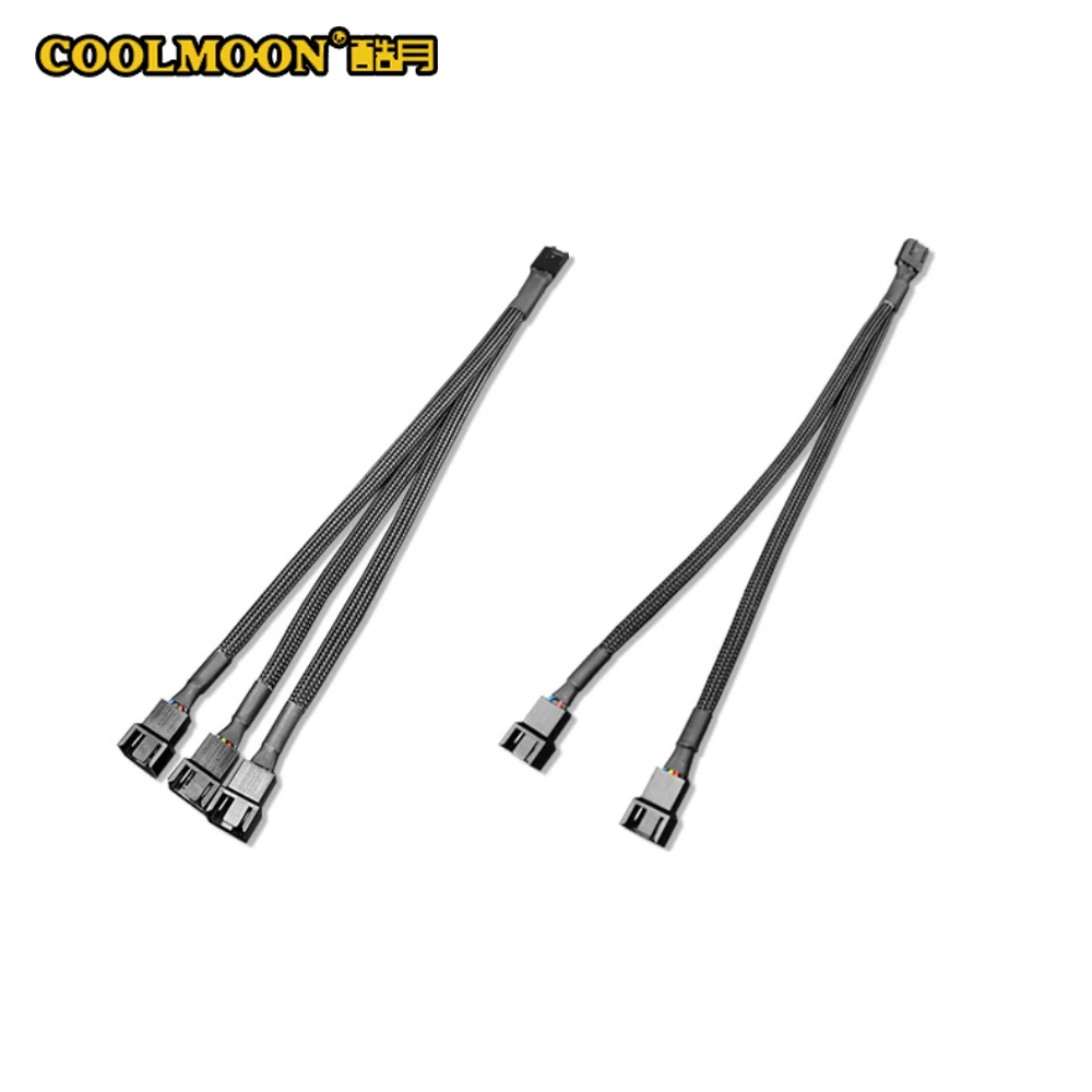 

COOLMOON основная плата 4-контактный Вентилятор Охлаждения Водяного Охлаждения 4PIN1-2/3 адаптер Управление температуры ШИМ Управление кабель-удл...