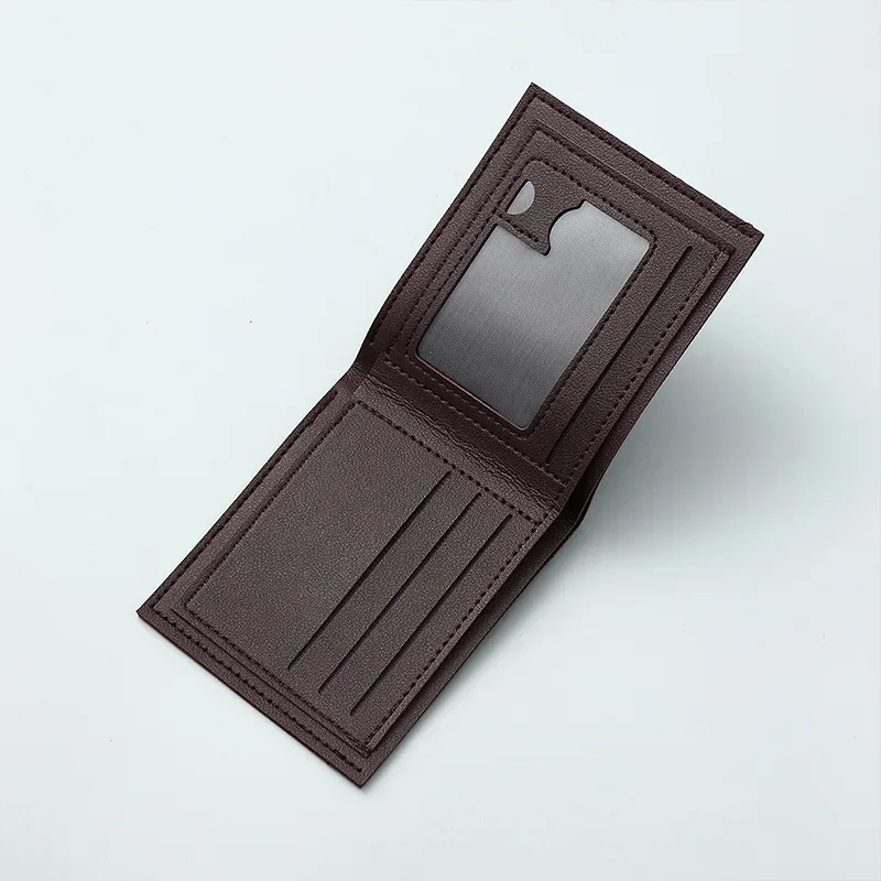 Новый мужской кошелек короткий с несколькими картами модный повседневный