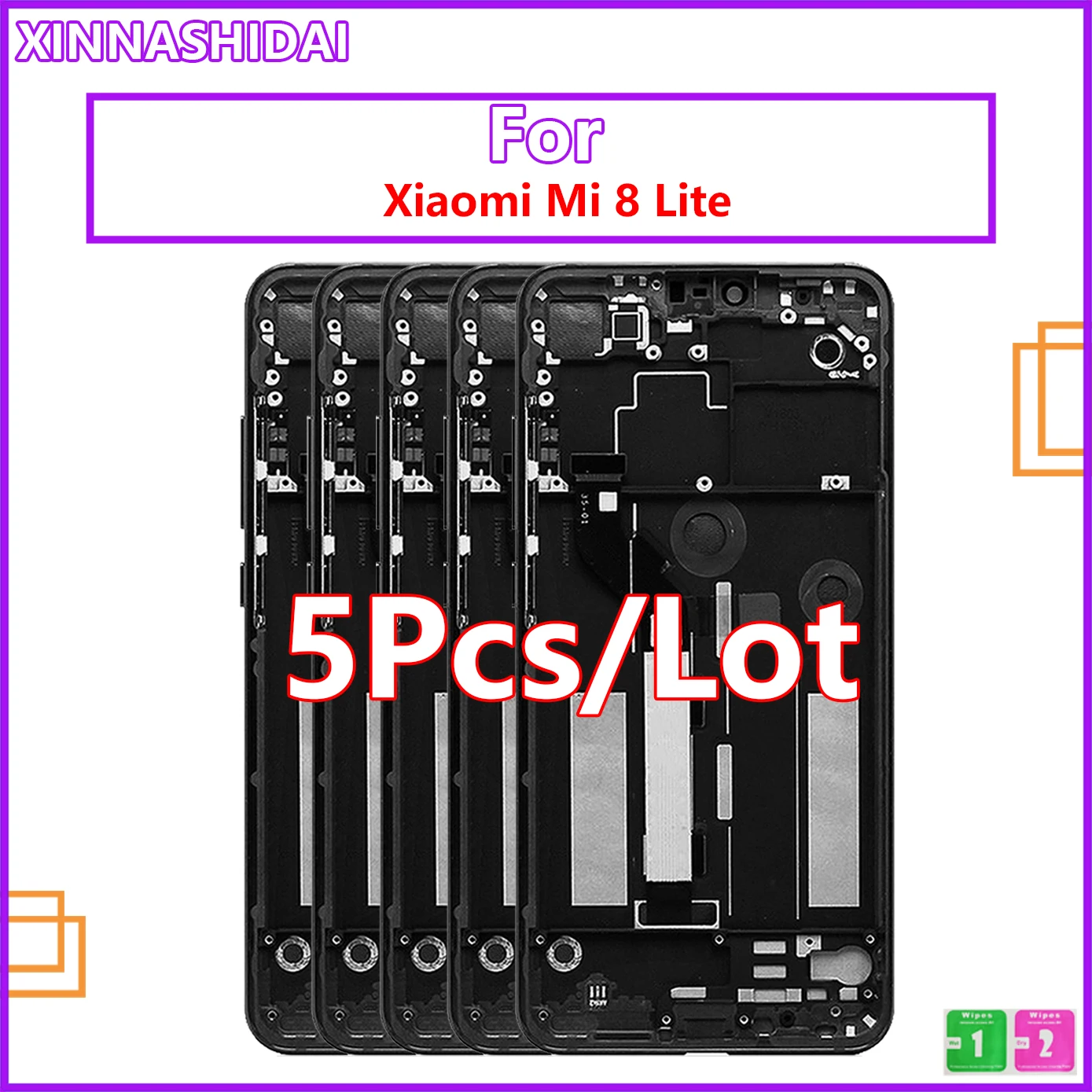 

5pcs/lot For Xiaomi Mi 8 Lite LCD Display For Xiaomi Mi8 Lite With Frame Touch Screen Digitizer Assembly LCD Display