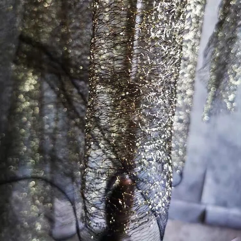 Асимметричная сетчатая ткань дизайн сделай сам для одежды ручной работы