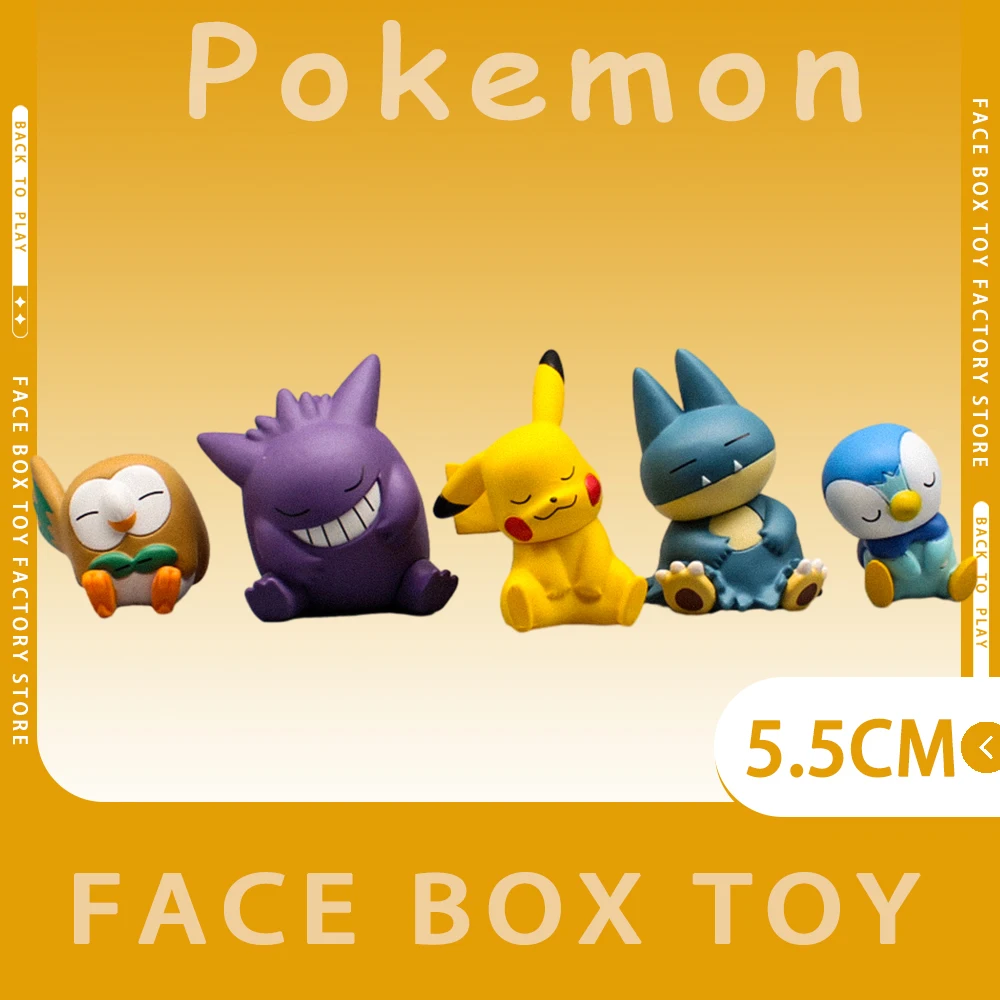 

Pokemon Anime Figure 5.5cm Cute Figurine Pvc Gk Statue Figurine Model Doll Ornament Collection Decora Desk Child Christmas Gifts