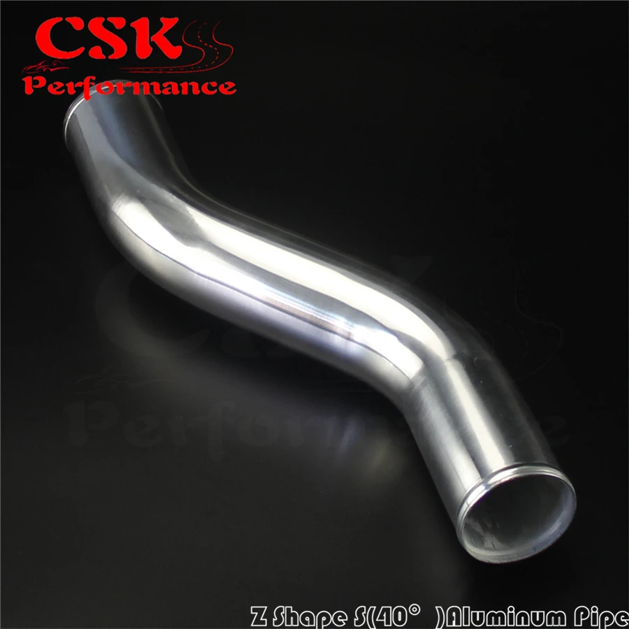 

Z / S Shape Aluminum Intercooler Intake Pipe Piping Tube hose 63mm 2.5" inch L=450mm