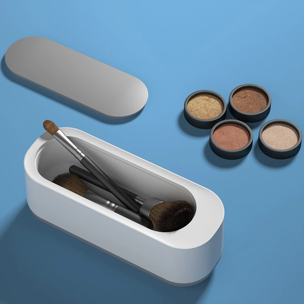 

Plastic Vibration Wash Cleaner Multipurpose Ultrasonic Jewelry Cleaner Portable Electric Simple Operation for Everyday Objects