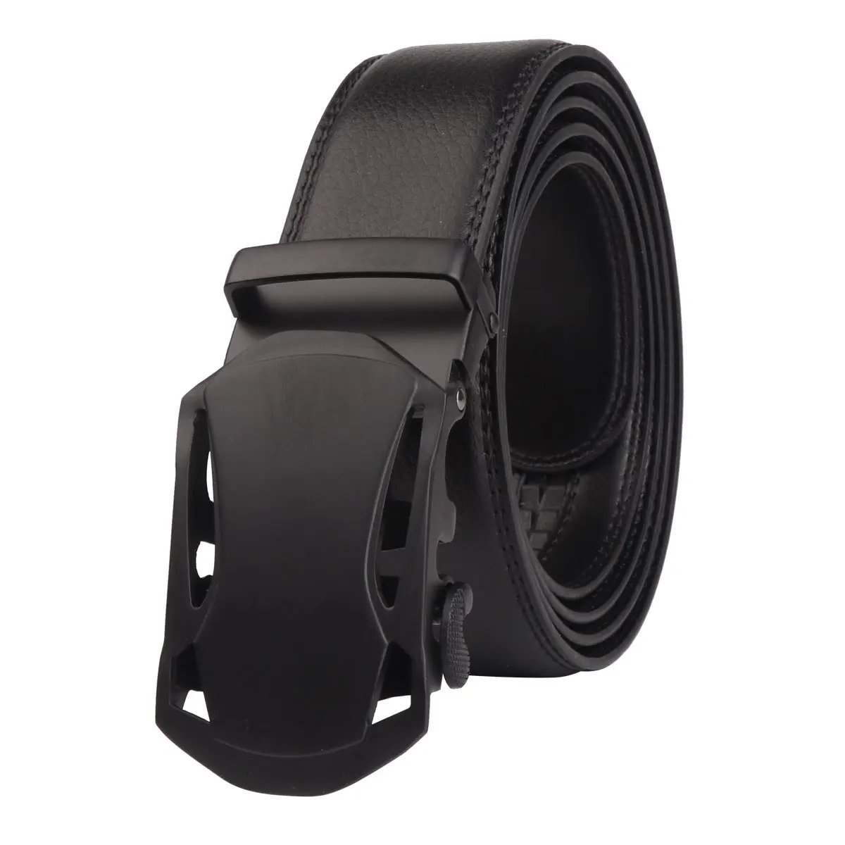 Men Belts Metal Automatic Buckle Brand High Quality Leather Belts for Men Famous Brand Luxury Work Business Strap Waist Belt