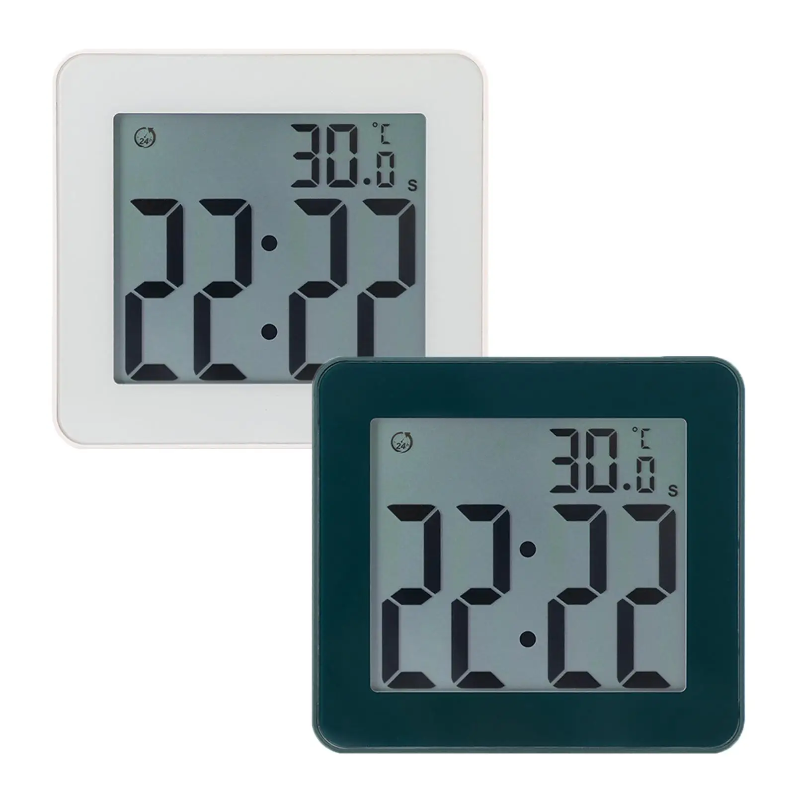 Non Ticking Count Down Timer Waterproof Kitchen Timer Suction Or Desktop For Baking Office Bedroom Fitness Makeup
