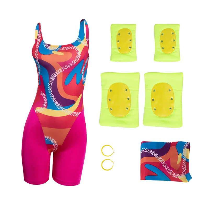 

Плотная одежда Barbier, костюм для косплея, комбинезон, наколенники, серьги, наряды на Хэллоуин, карнавал, вечерние, маскировка, спортивный кост...