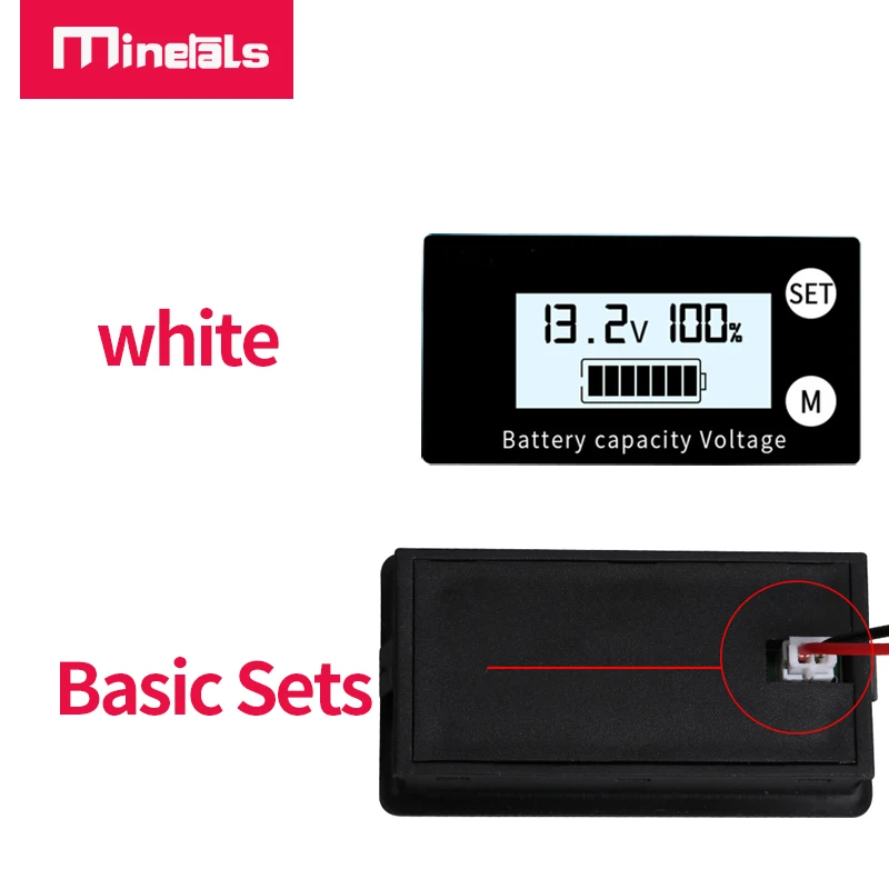 

Индикатор емкости аккумулятора Minerals DC8V-100V