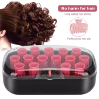 professional accessories hairdresser 15pcs electrci hair perm rods hair curler roller 30mm hair clips clamp inner hole hair ring
