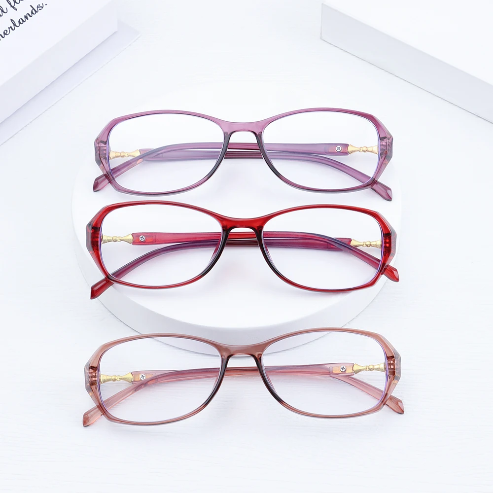 

1Pc Ultralight TR Frame Anti-UV Blue Rays Reading Glasses Presbyopic Eyeglasses Women Far Sight Eyewear Vision Care +1.0~+4.0