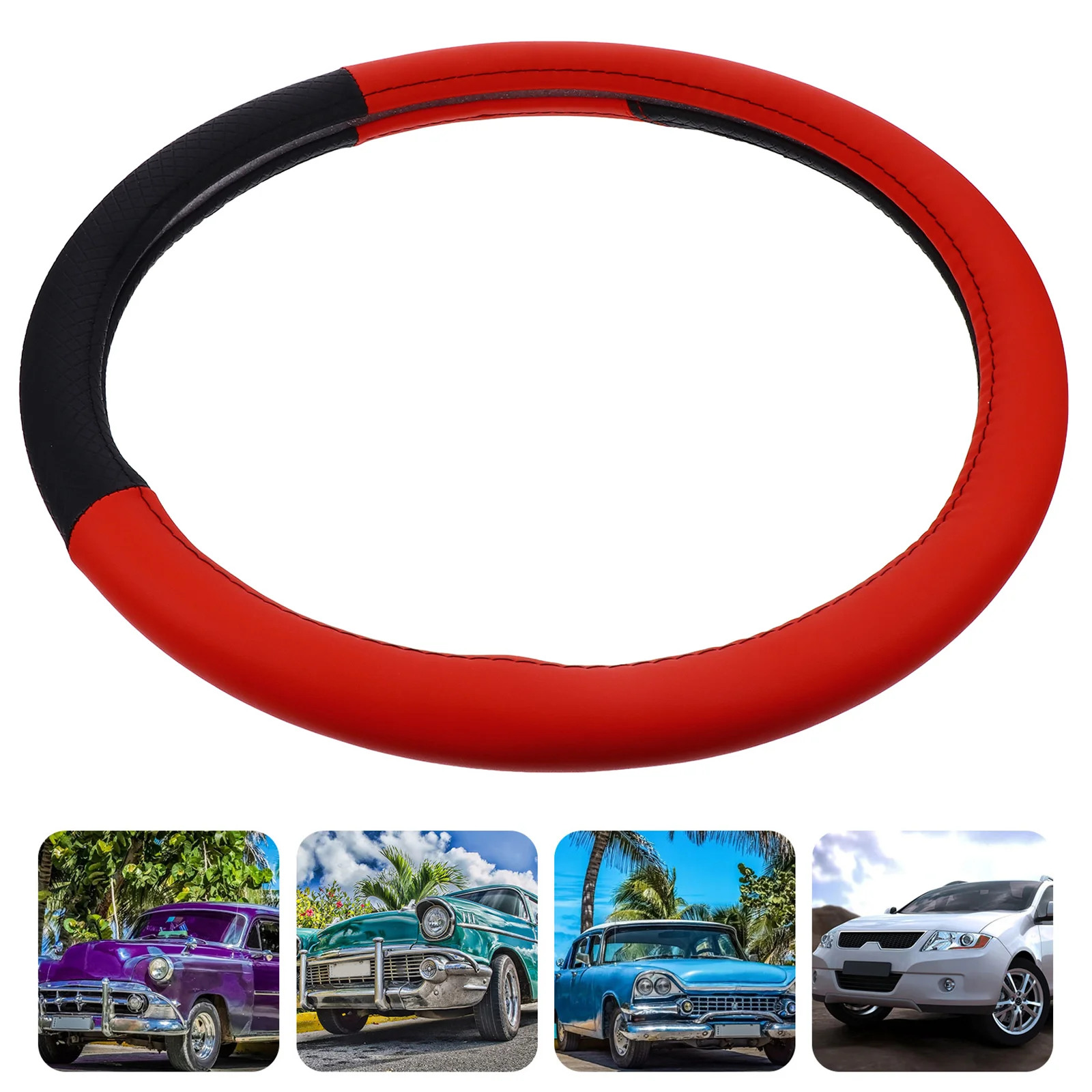 

Steering Wheel Cover Protector Car Protective Covers Decorative Car-styling Decorations Sleeve Auto Ornament