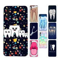 dentist tooth pattern phone case soft silicone case for huawei p 30lite p30 20pro p40lite p30 capa