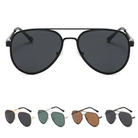 new polarized sunglasses men steel sheet sun glasses super light eyeglasses anti uv spectacles classic frog mirror ornamental a