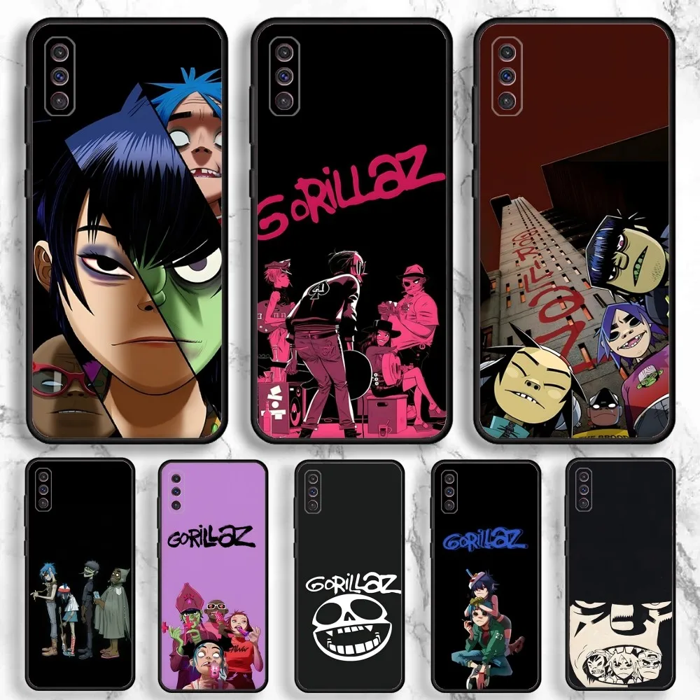 Чехол для телефона G-Gorillaz Cool Cartoon Samsung Galaxy A13 A21s A22 A31 A32 A52 A53 A71 A80 A91 мягкий черный
