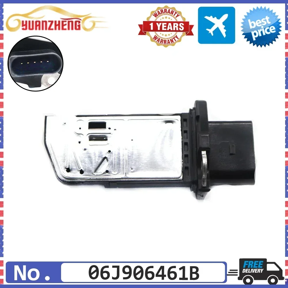 Фото НОВЫЙ датчик массового расхода воздуха 06J906461B для Volkswagen Beetle Eos CC Golf GTI 6 Passat 7 Tiguan Audi TT A3 Quattro 2.0L №2