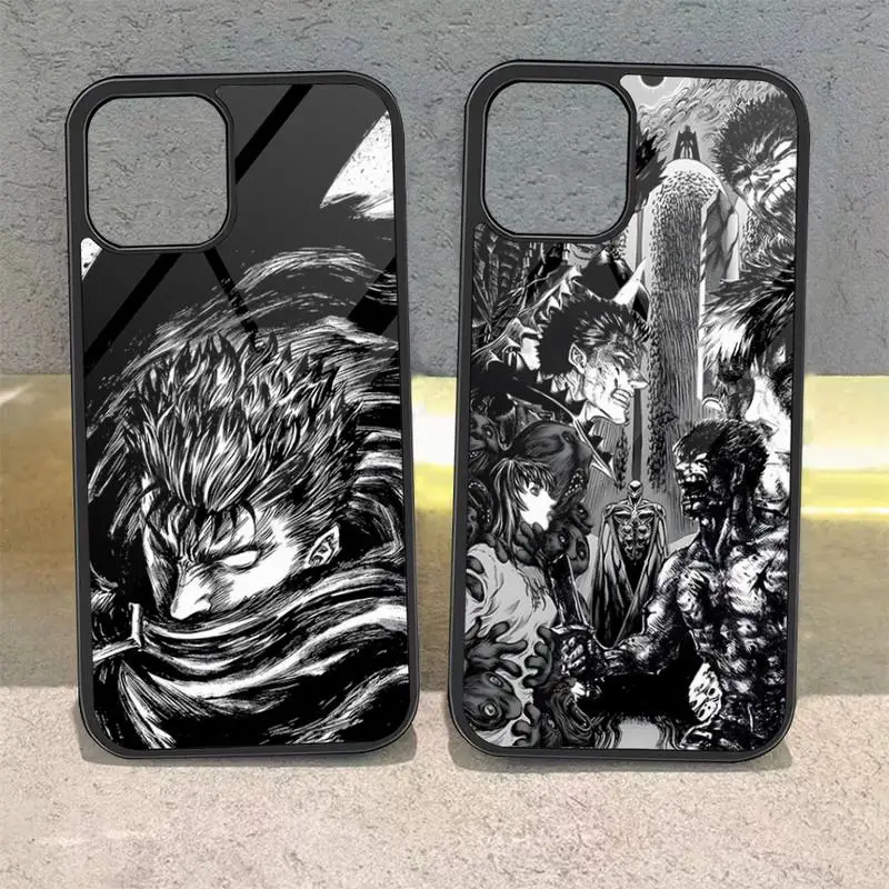 

Чехол для телефона с рисунком аниме берзер для Apple Iphone 14 Pro 13 11 12 Mini 6 8 7 Plus X Xs XR Max