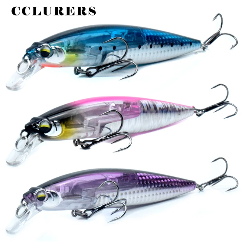

THORNSLINE Professional Fishing Lures Minnow Artificial Baits 13cm PVC Crankbaits Penceil Bait Popper Bait Fishing Tackles