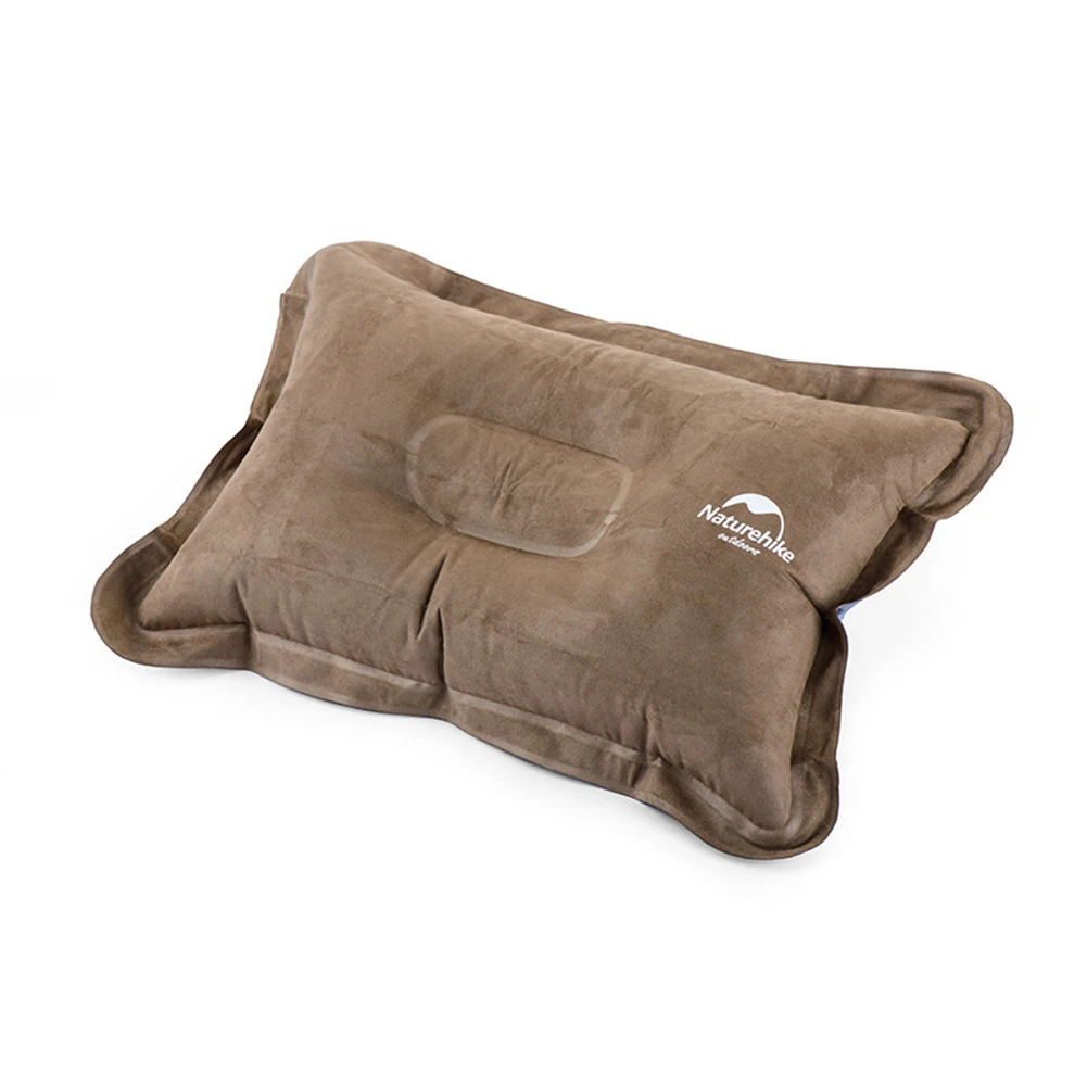 

Naturehike Portable Suede Camping Hiking Inflatable Pillow Head Rest Support Polyester Suede Outdoor Traveling Sleep Pillow
