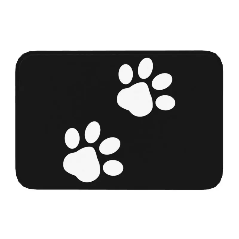 

Dog Paw Pattern Doormat Anti-Slip Entrance Kitchen Bathroom Door Floor Mats Pet Animal Garage Rug Living Room Carpet Footpad