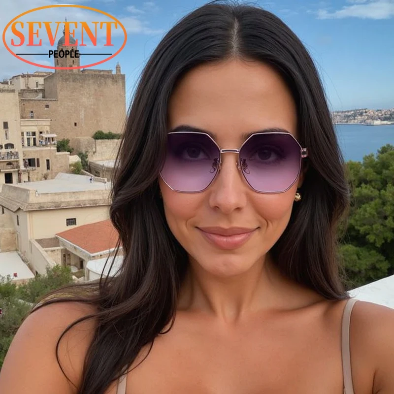 Винтажные квадратные солнцезащитные очки Y2K в стиле панк женские модные класса