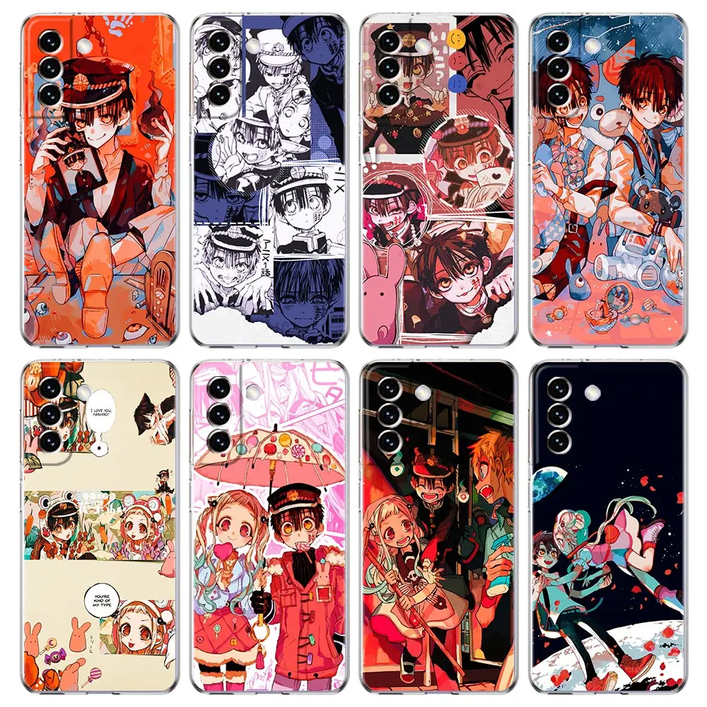 

Toilet Bound Hanako Kun Phone Case For Samsung Galaxy S20 FE S21 Ultra S10 Plus S10E Note 20 10 Lite M31 M22 M32 M12 M02 Cover