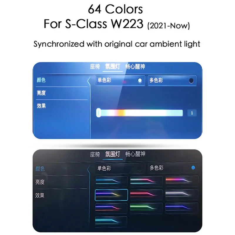 Вращающийся Динамик-твитер для Mercedes Benz 223 w4d 64 цвета S-класс 2021 + обновленная