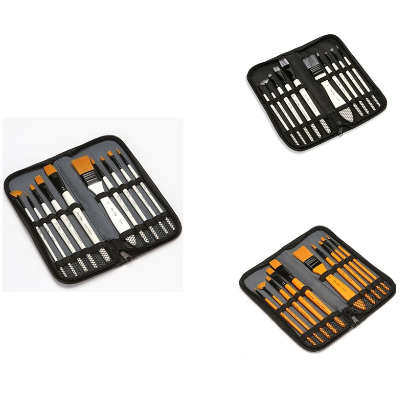 

Кисти для рисования акварелью, набор кистей для рисования нейлоновыми волосами, 10 шт.