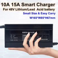 48v 10a 15a 13s 54 6v 58 8v 58 4v smart fast charger ebike electric scooter motorcycle golf cart lipo lifepo4 battery chargeur