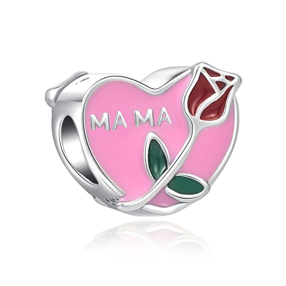 Бусина-Шарм Цветы из серебра 925 пробы для браслета Pendant |