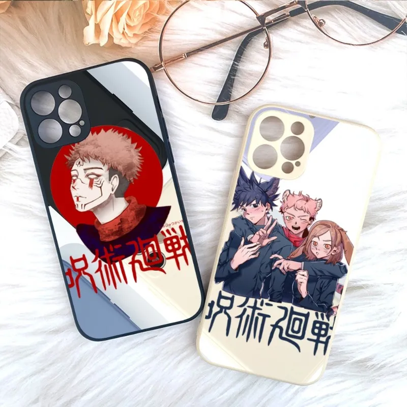 

Чехол для телефона с рисунком аниме заклинание для IPhone 14 11 12 13 Pro Max X XR XS Max 6 6S 7 8 Plus SE 2022, чехол для телефона с жидкостью квадратной формы