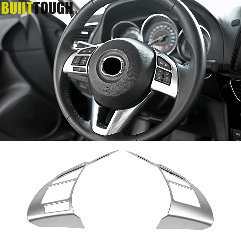 

Для Mazda Cx-5 Cx5 2012 2013 2014 2015 2016 хромированная внутренняя кнопка переключения рулевого колеса, панель, накладка, украшение рамки