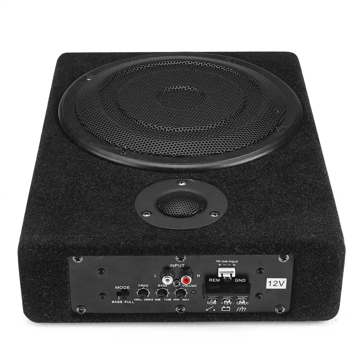

8" 12V 600W Car Amplifier Subwoofer Car Audio Slim Under Seat Active Subwoofer Subwoofer Car Subwoofer Subwoofer