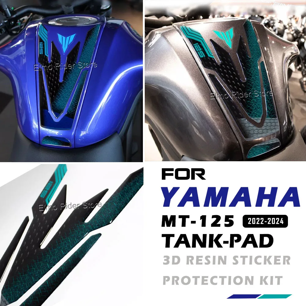 MT-125 мотоциклетная 3D гелевая эпоксидная смола защитная наклейка на бак