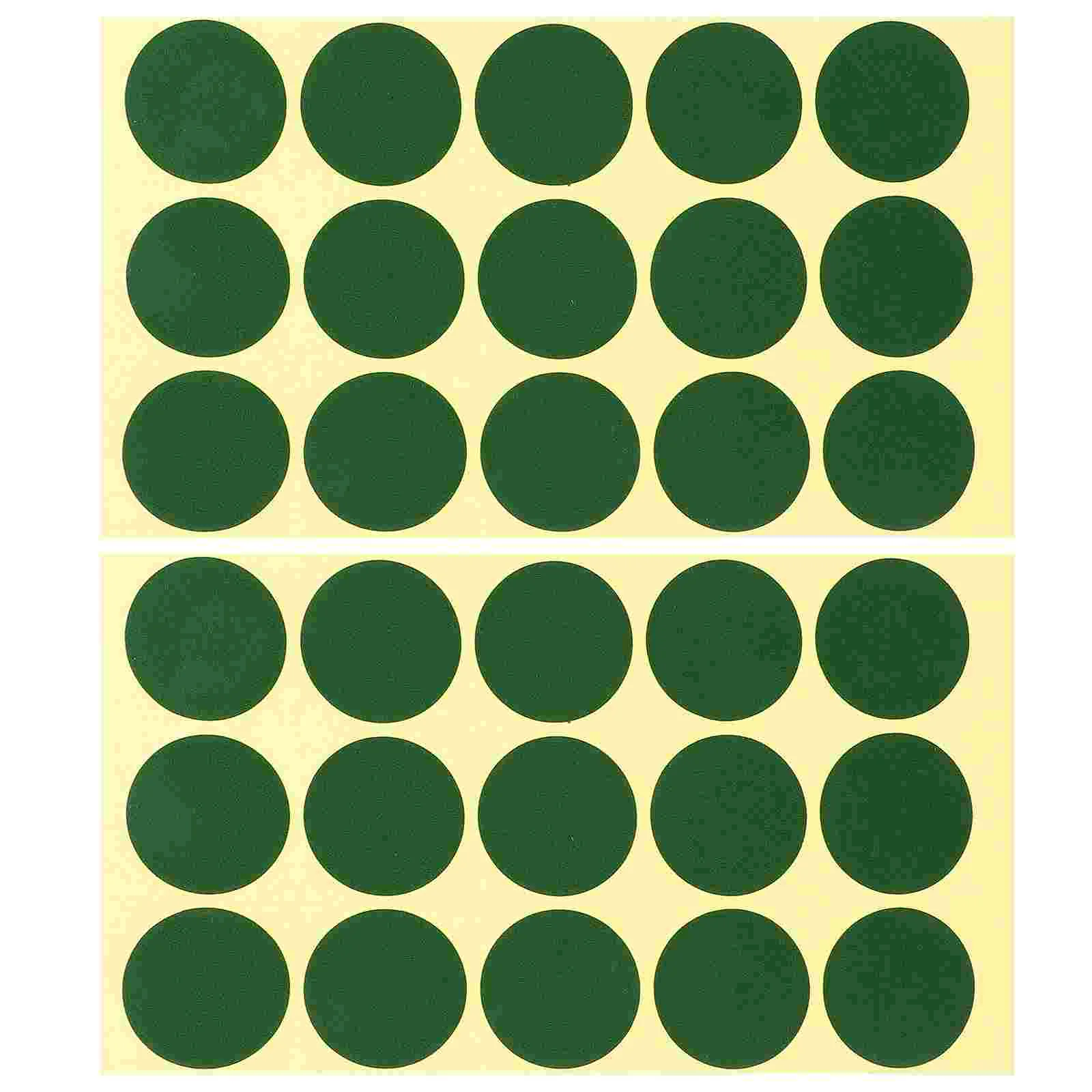 

2 Sheets Table Tennis Mark Dot Billiard Table Making Point Green Dots Sticker Snooker Green Spots