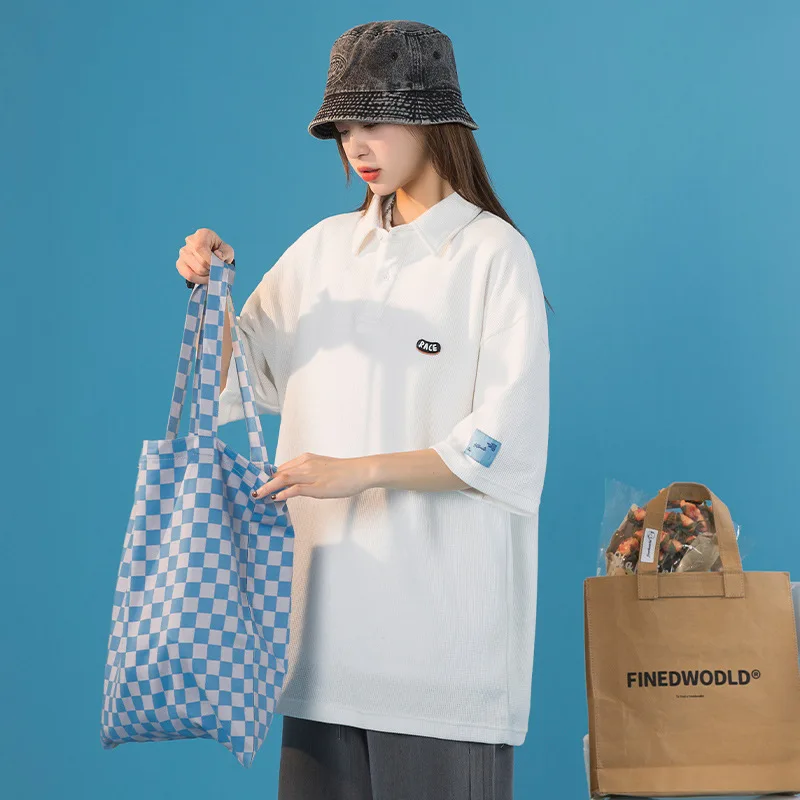 Женская футболка-поло с коротким рукавом летняя футболка Y2k 2022 |