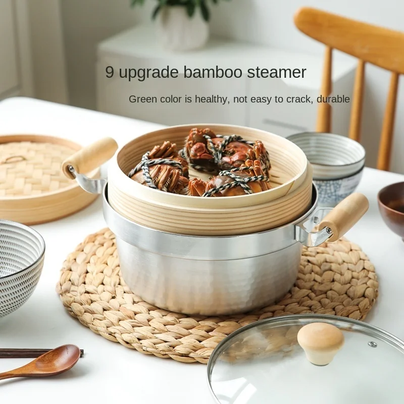 

Steamer Cage Drawer Steamer Household Large Capacity Industry Cooker Gas Stove Universal Pot for Steaming Fish