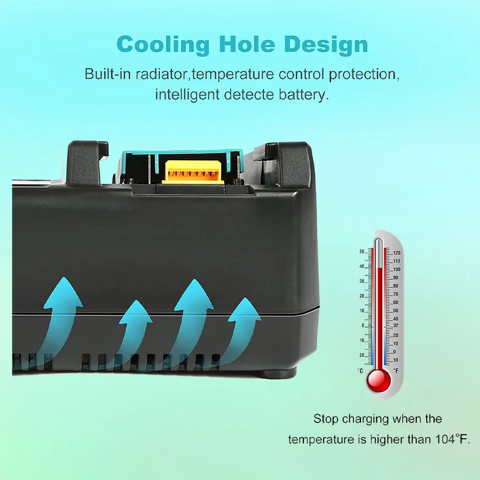 

2022 Battery charger compatible with Makita 3.5A DC18RC with LCD screen charging BL1830 BL1815 BL1430 BL1850 BL1840B